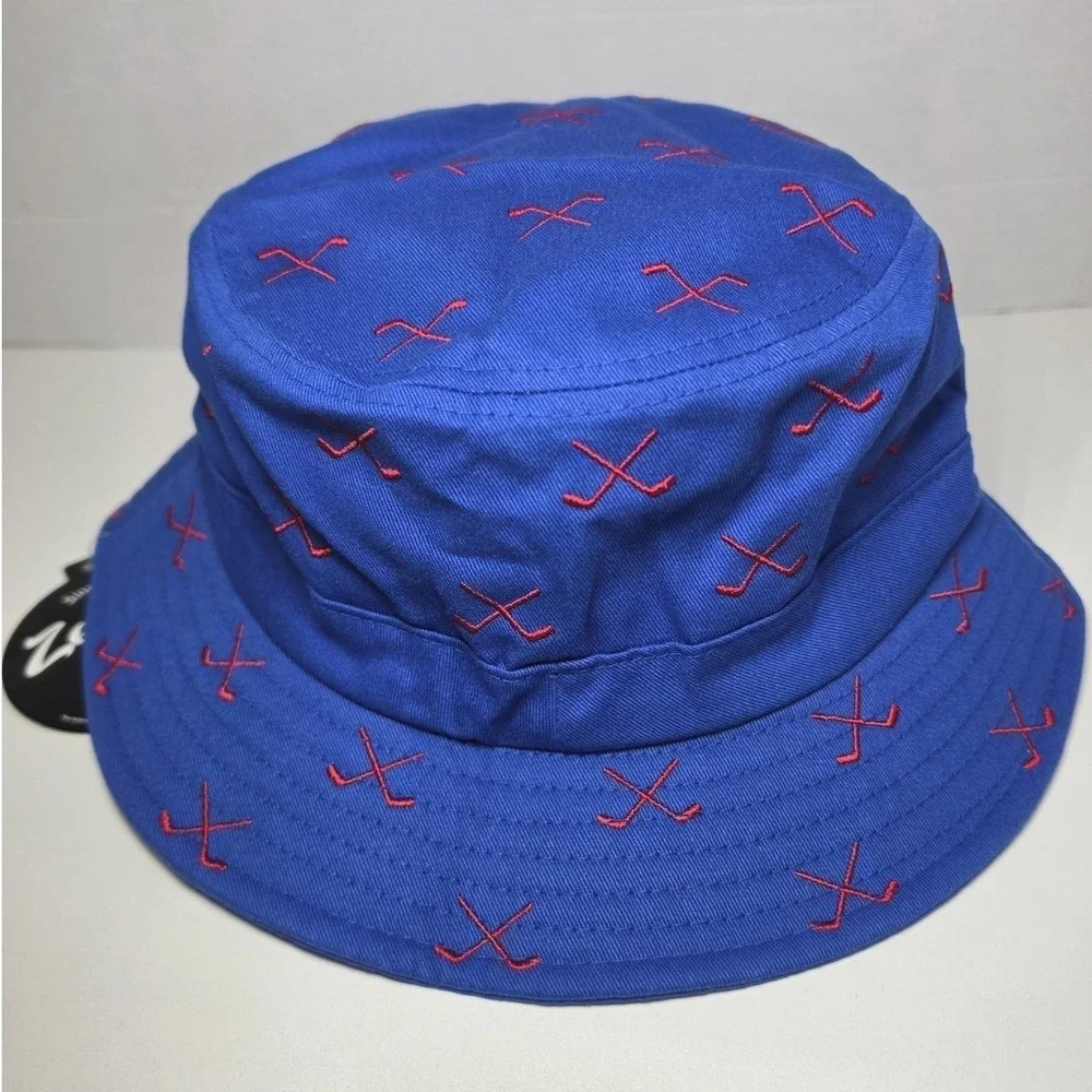 ZHATS Women's NHL NY Rangers Officially Licensed Bucket Hat Scatter L/XL NWT